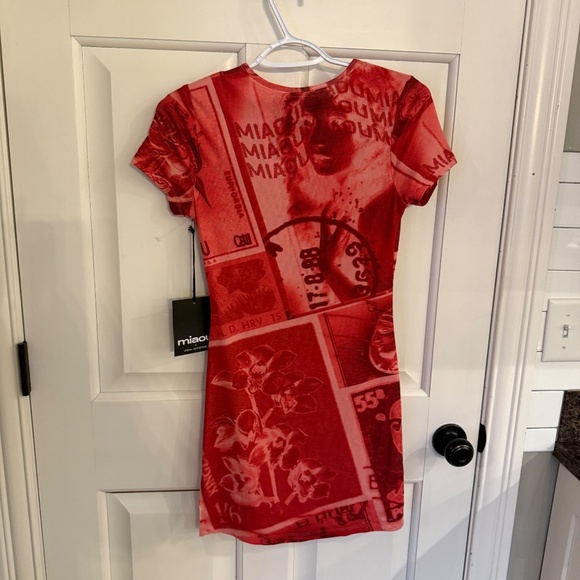 New! Miaou UO Exclusive Billie Stamp Mini Dress 45421 - Picture 13 of 16